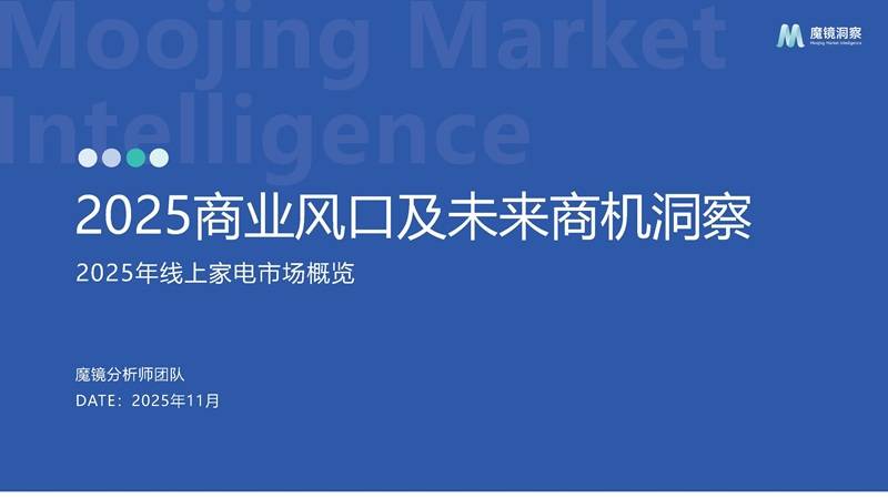《2025年商业风口及未来商机洞察报告-线上家电市场概览》PDF免费下载