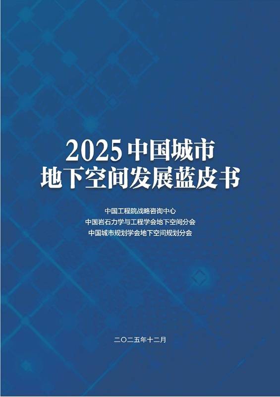 《2025中国城市地下空间发展蓝皮书》PDF免费下载