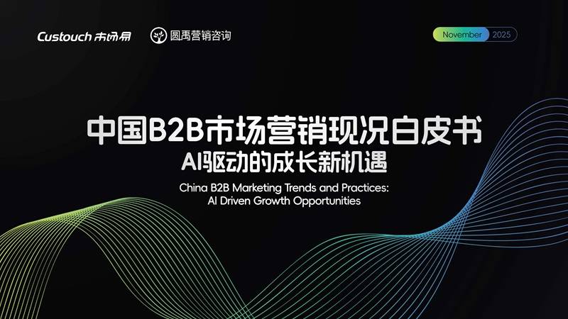 《2025中国B2B市场营销现况白皮书》PDF免费下载